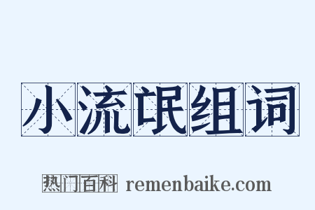 小流氓组词是什么意思的图片